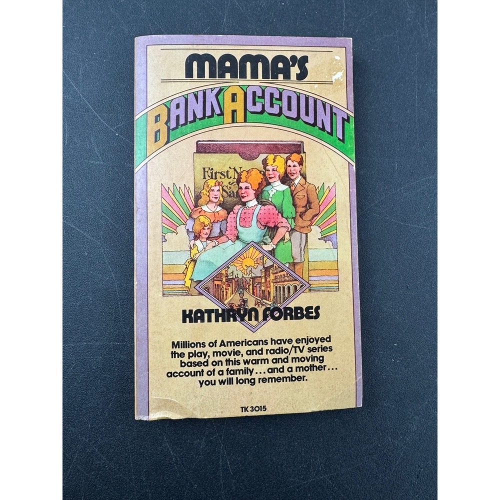 Mamas‎ Bank Account by Kathryn Forbes Scholastic Book Services Vintage 1974